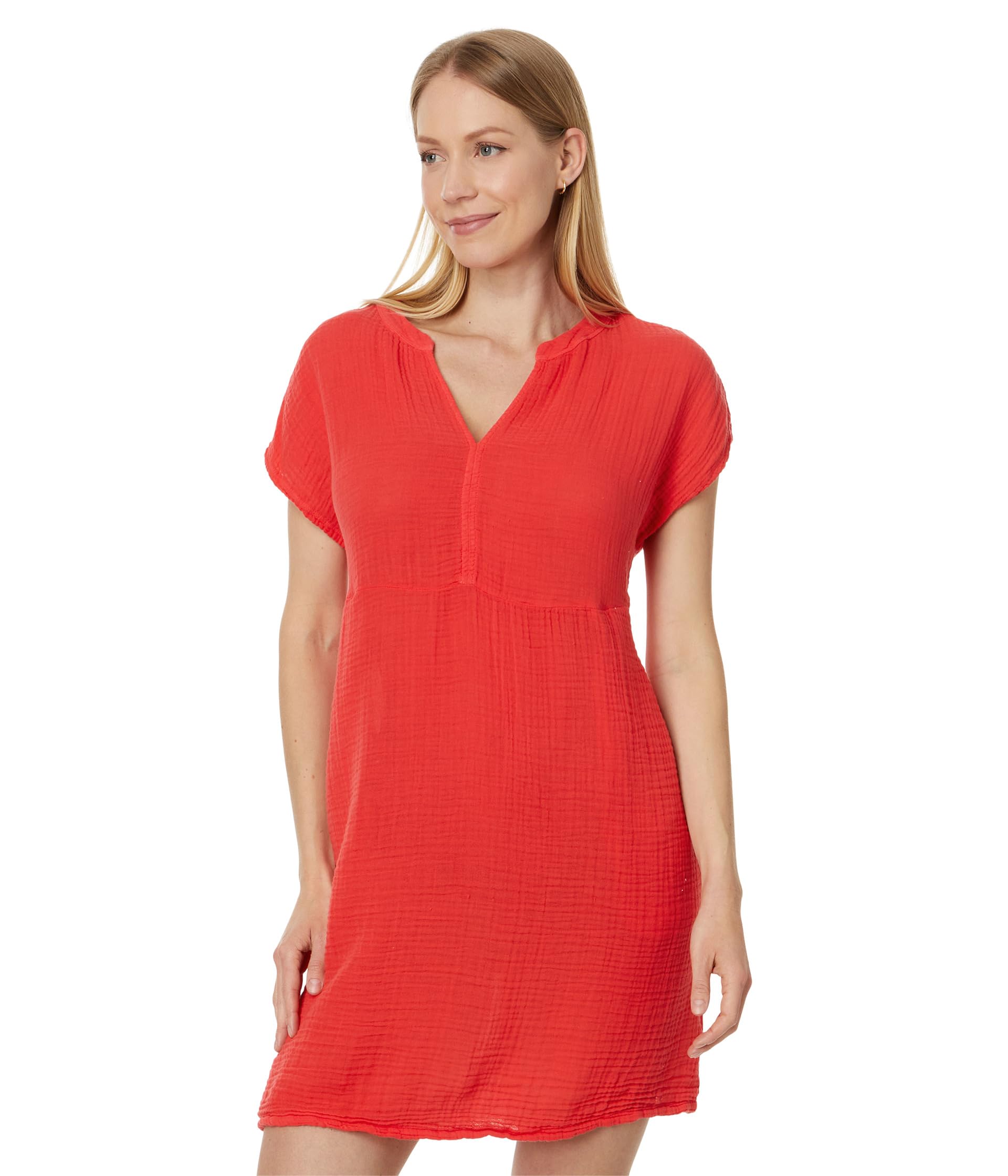 Mira Split Neck Dress