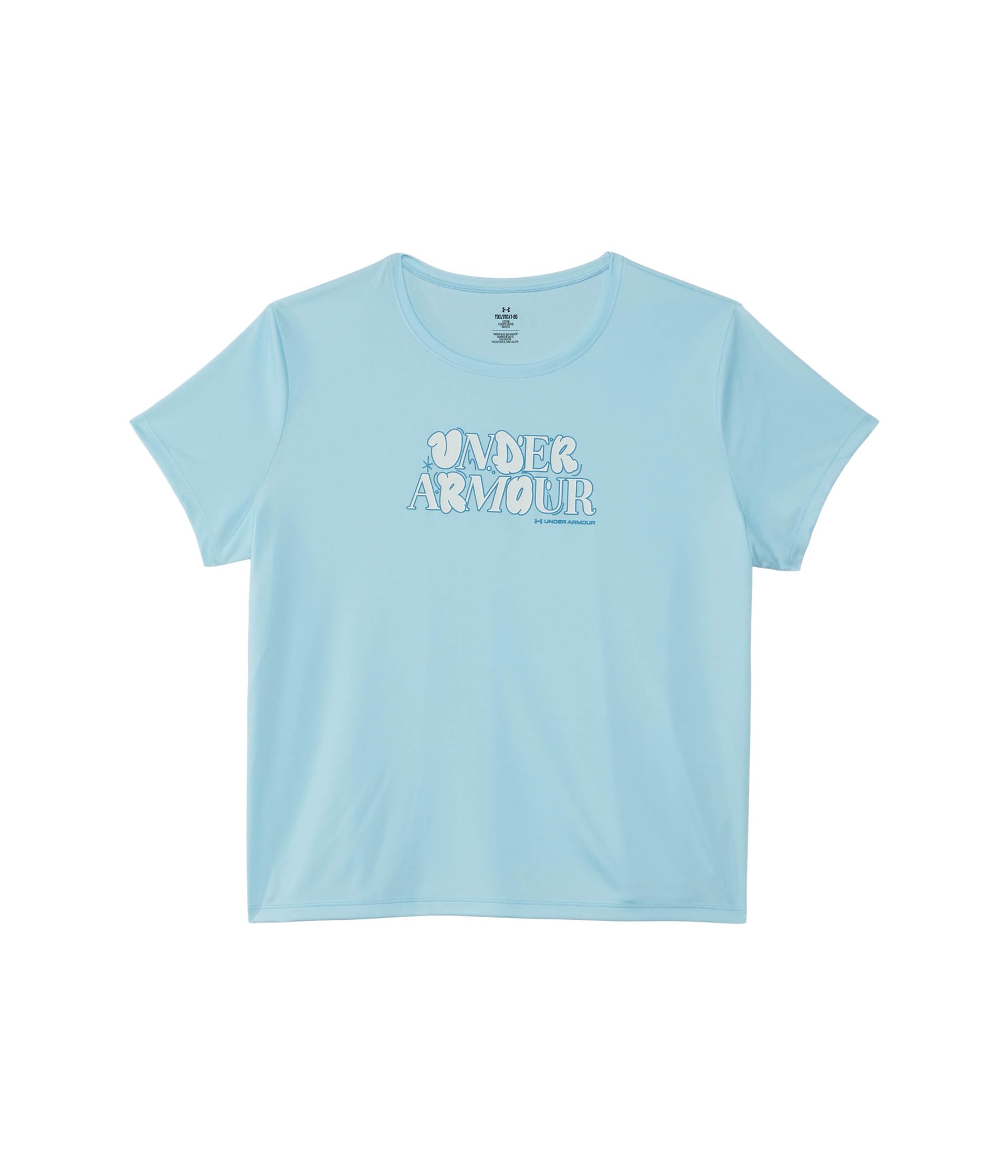 Tech Wordmark Short Sleeve T-Shirt (Big Kid)