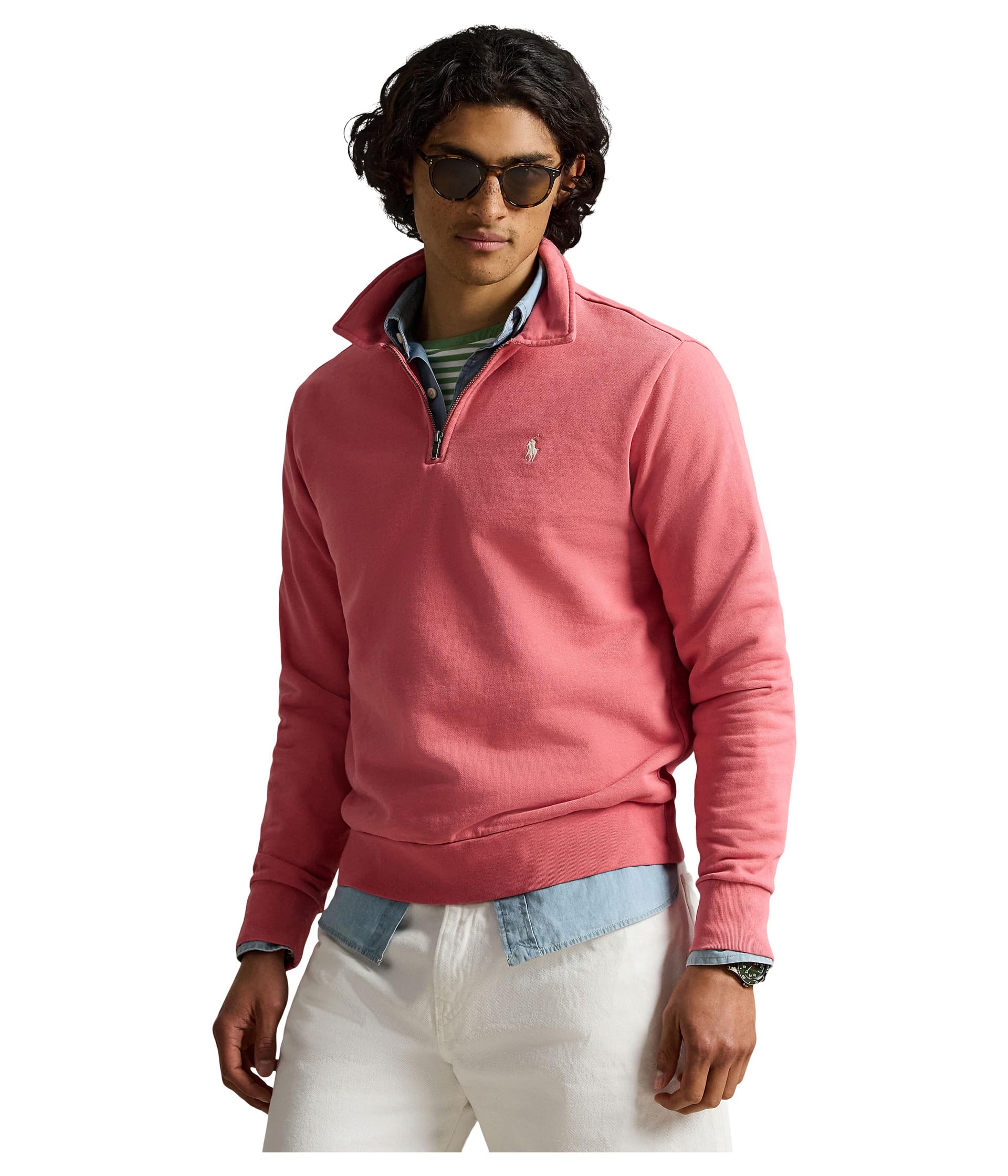 Loopback Fleece Quarter-Zip Sweatshirt