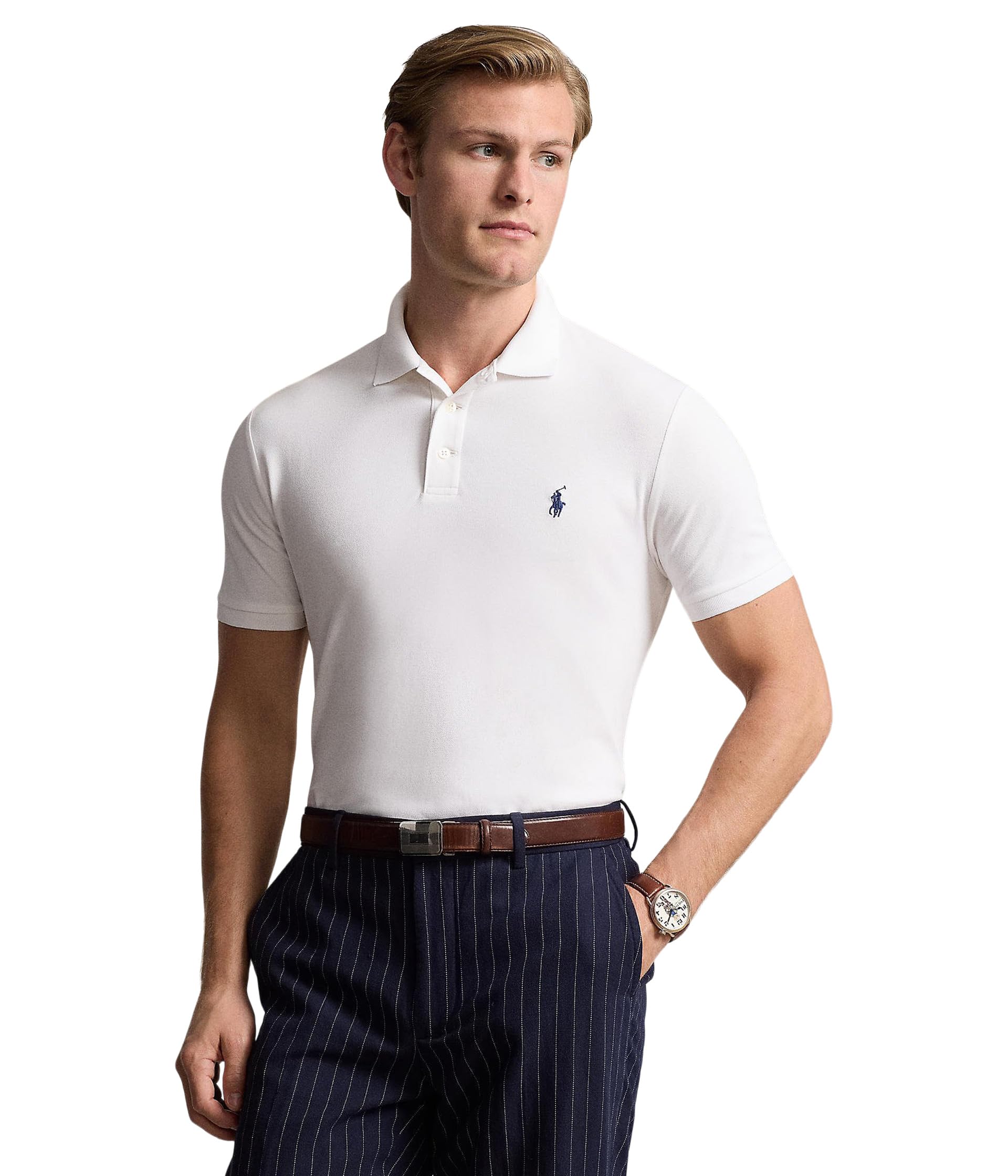 Мужская поло Classic Fit Stretch Mesh