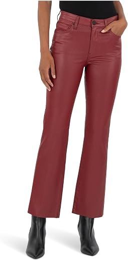 Kelsey High Rise Ankle Flare with Raw Hem