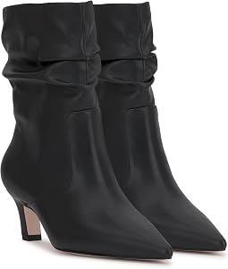 Vyluna Kitten Heel Slouch Booties