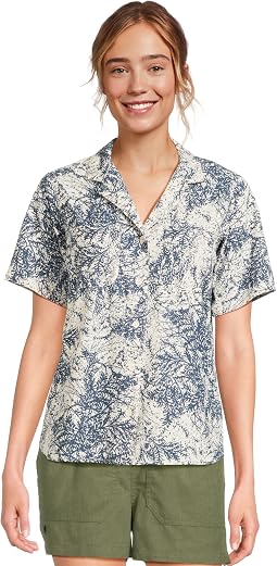Deep Blue Fern Print