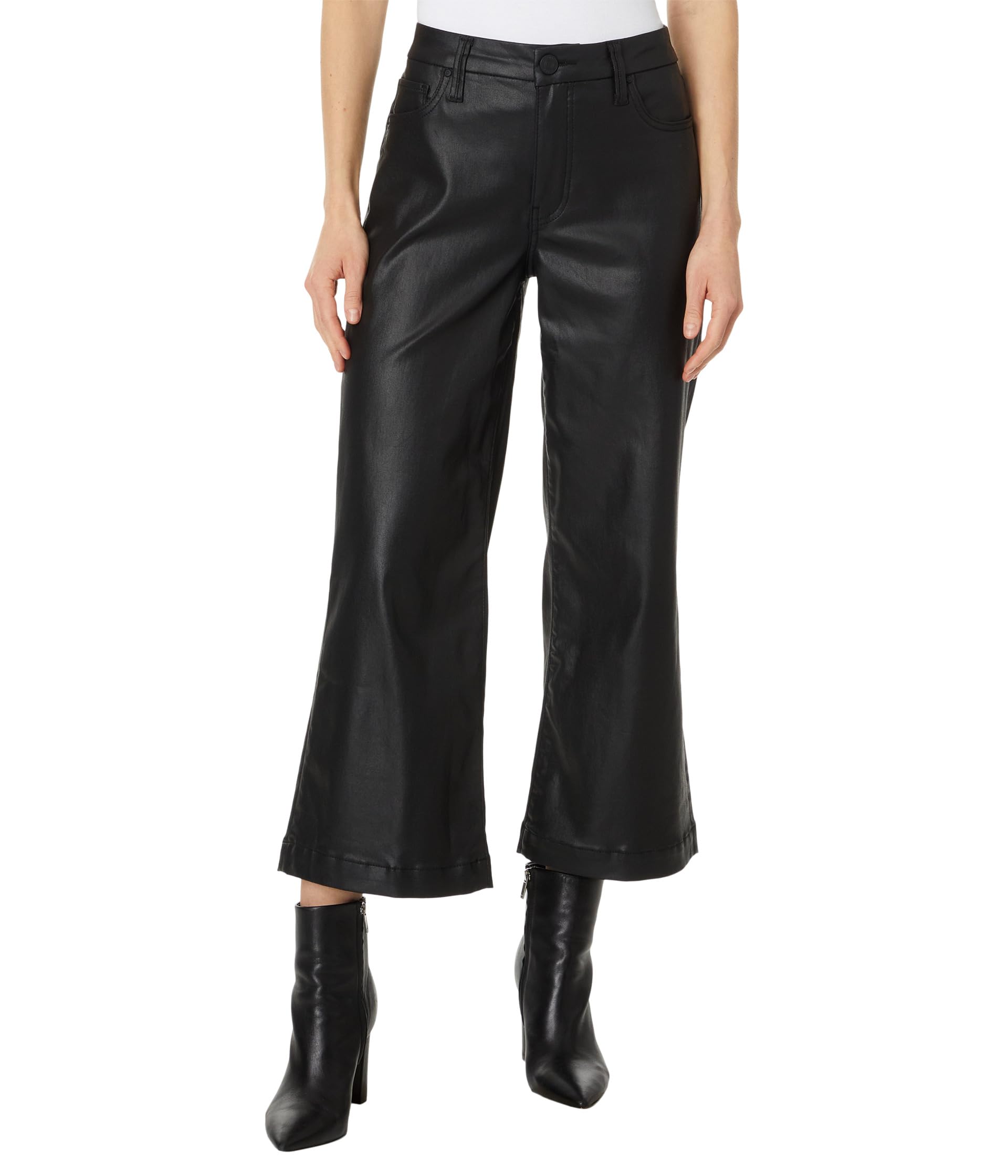 Petite Meg High Rise Fab Ab Wide Leg Wide Hem