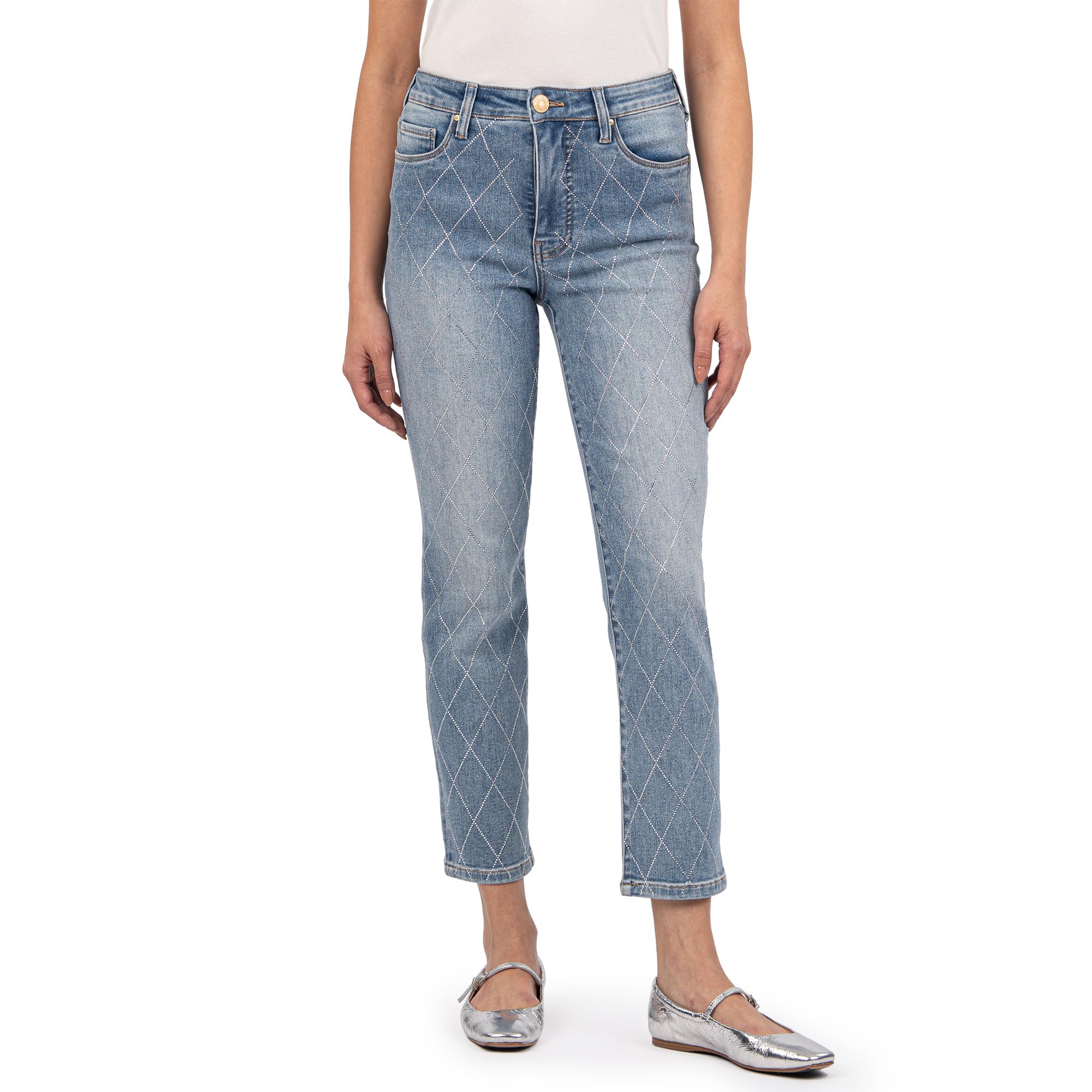 Reese High-Rise Fab Ab Ankle Straight Regular Hem In Gifted