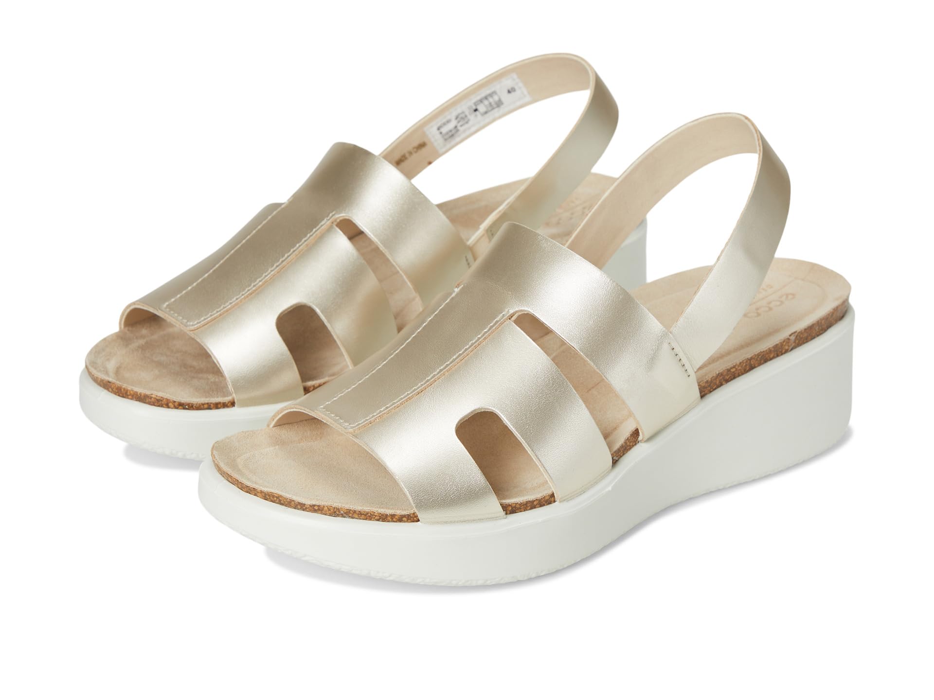 Flowt Wedge Cork Oasis Sandal