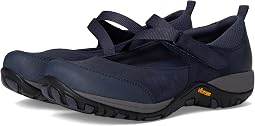 Navy Burnished Suede