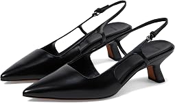 Bianca Pointed Toe Kitten Heel Slingback