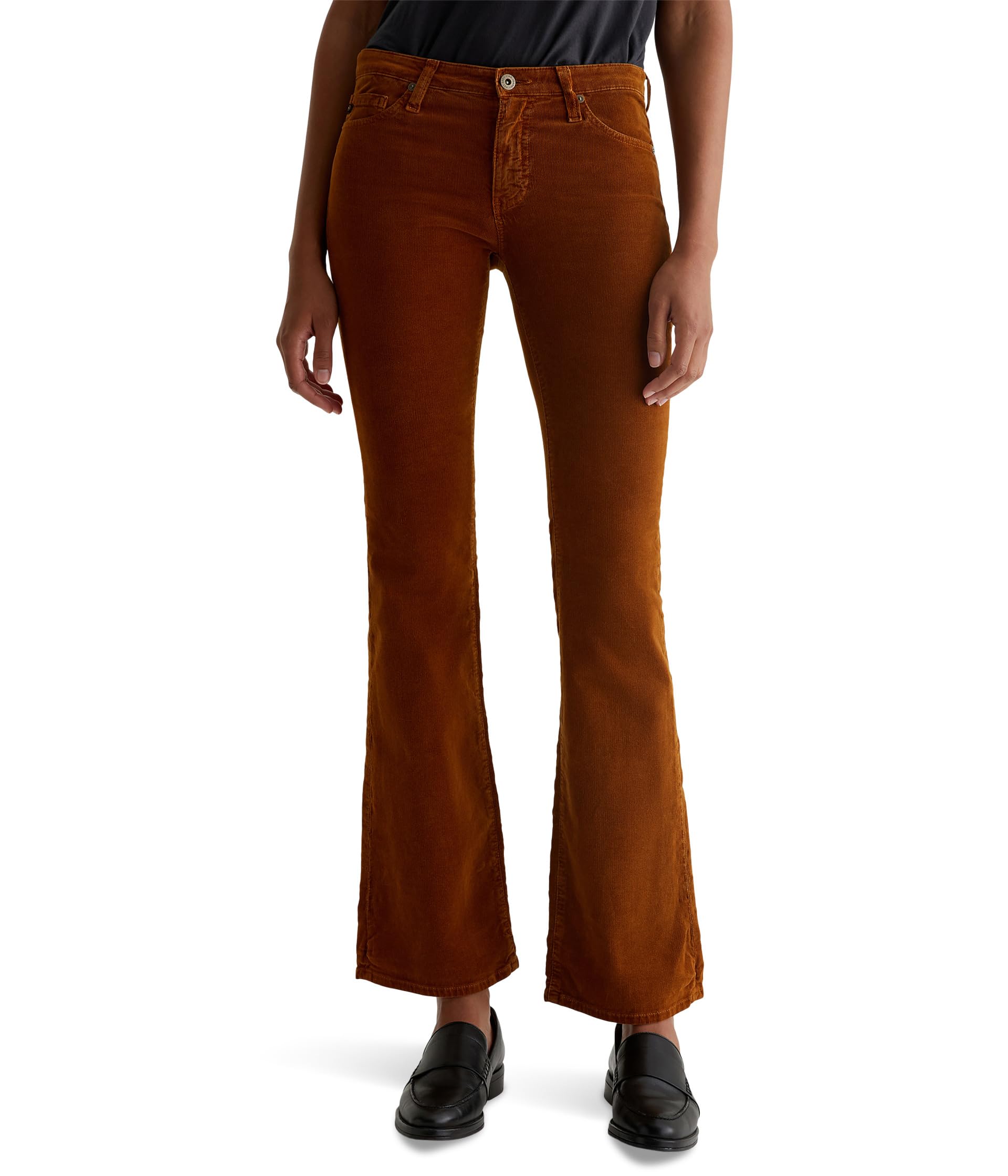 Женские джинсы AG Jeans Angel Low Rise в цвете 1 Year Sulfur Maple Aura