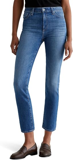 Джинсы Mari Mid Rise Slim Straight в цвете Runway