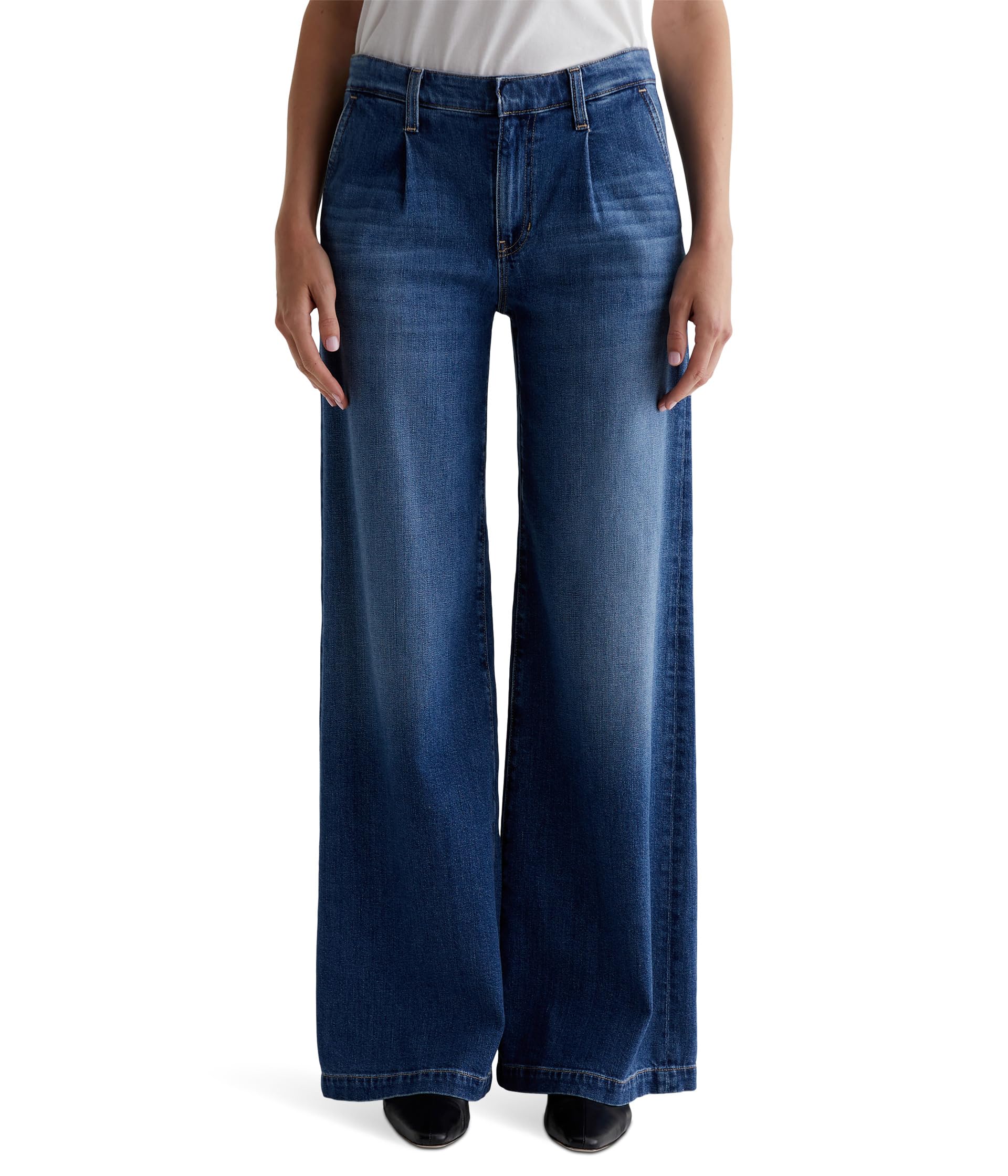 Брюки Palazzo Pleated Stella Wide Leg в Provence