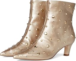Viviana Kitten Heel Studded Bootie