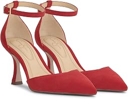 Foxena Pointed Toe Ankle Strap Pump