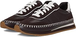 Dark Chocolate/White Leather