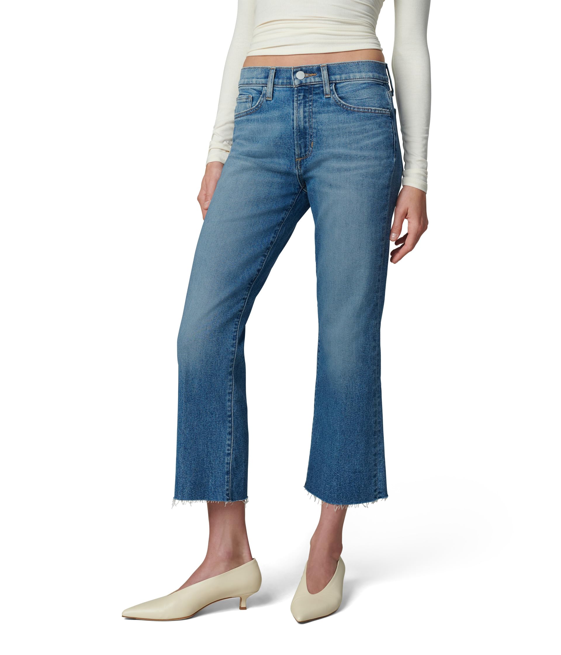 The Callie Cropped Bootcut With Raw Hem