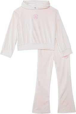 Converse Kids Velour Pullover Hoodie & Flare Legging Set (Детский)