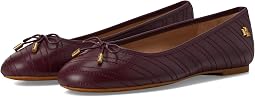 Кожаные балетки Jayna Stitched Lauren Ralph Lauren