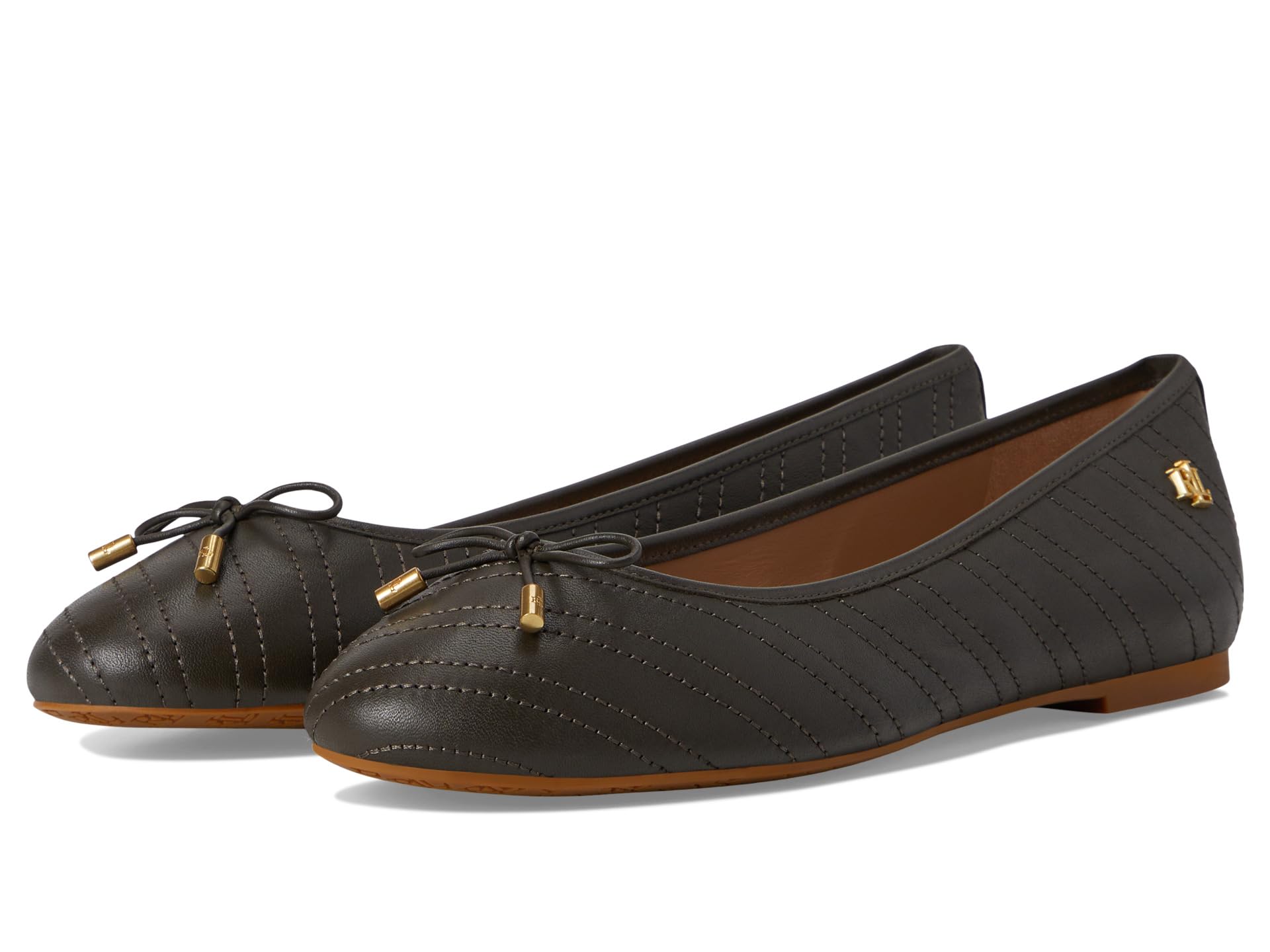 Jayna Stitched Leather Flat