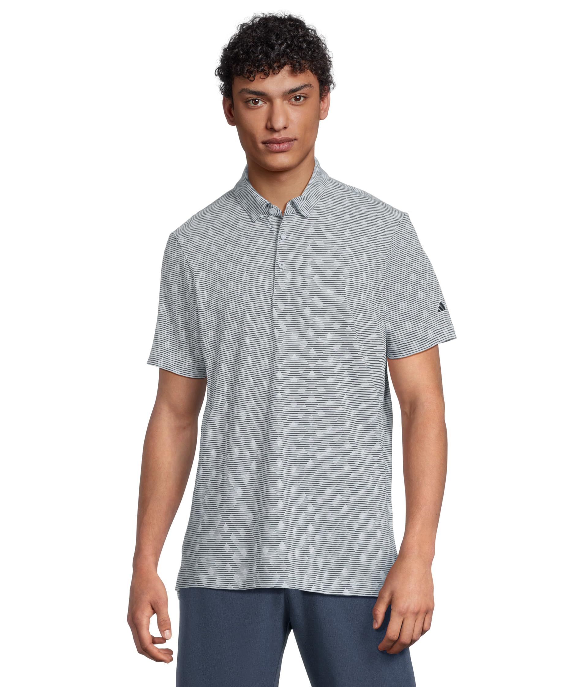 Go-To Printed Stripe Golf Polo Shirt