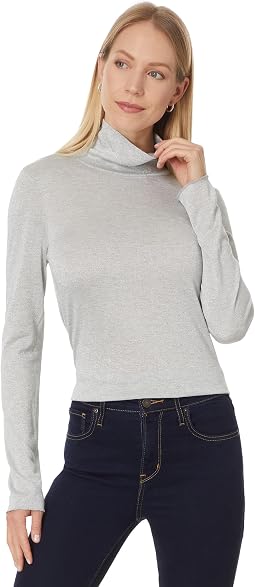 Maddox Metallic Turtleneck