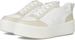 White/Beige Leather