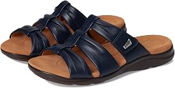 Navy Leather