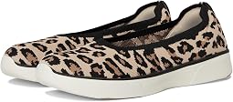 Tan/Black Leopard Eng Knit