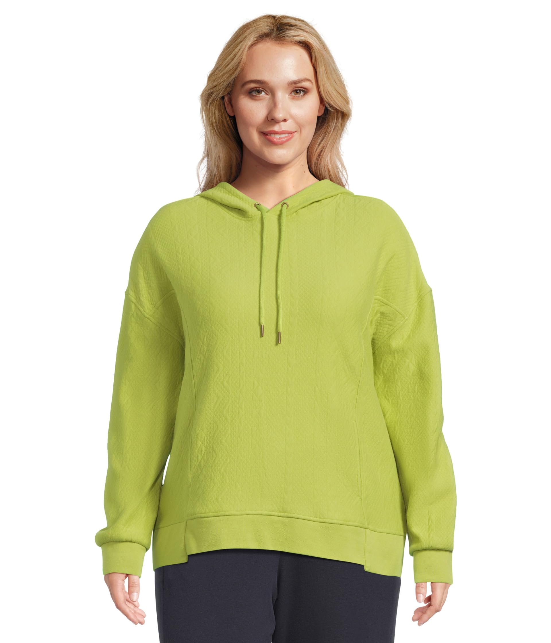 Long Sleeve Quilted Oversized Hoodie