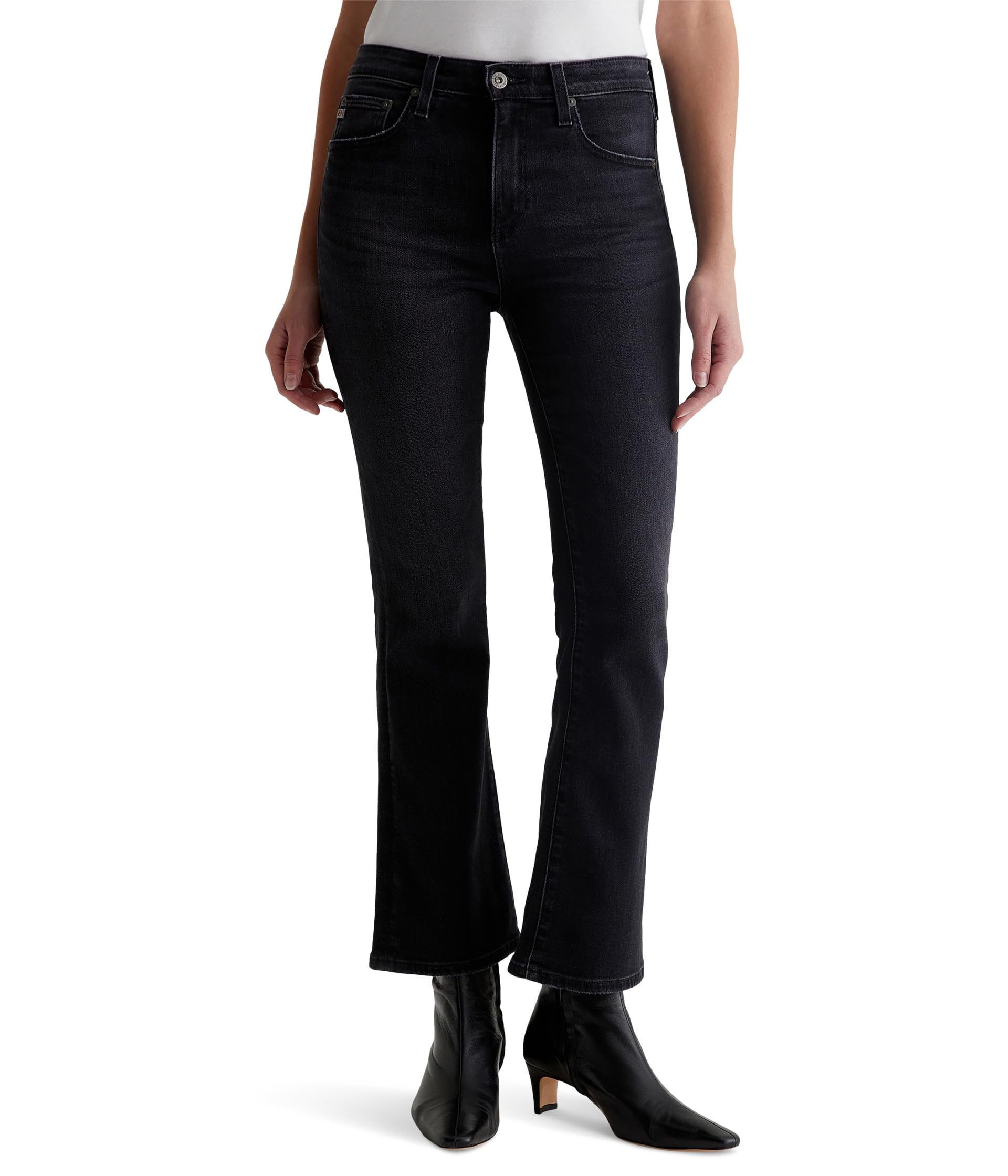 Farrah Mid-Rise Crop Boot Jeans in 2 Years Ginza