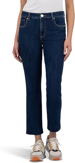 Reese High-Rise Fab Ab Ankle Straight Blind Hem