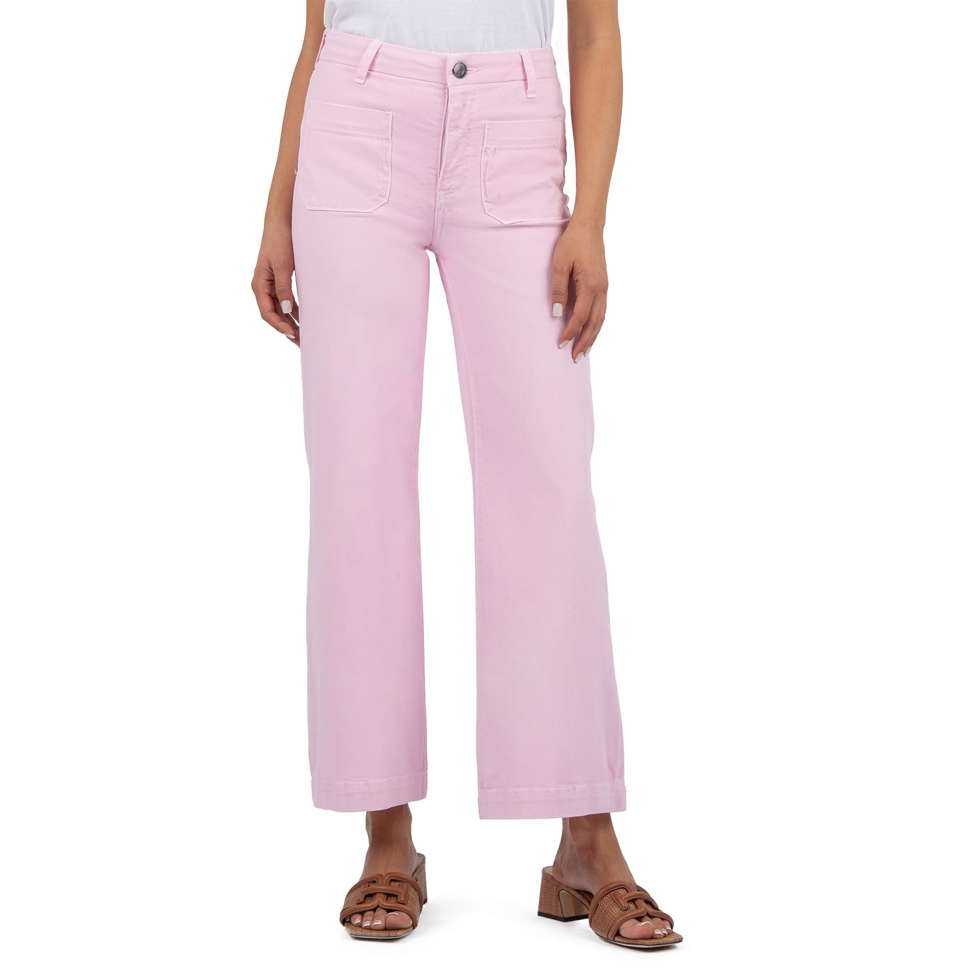 Джинсы Meg High Rise Wide Leg W Patch Pockets Regular Hem от KUT from the Kloth