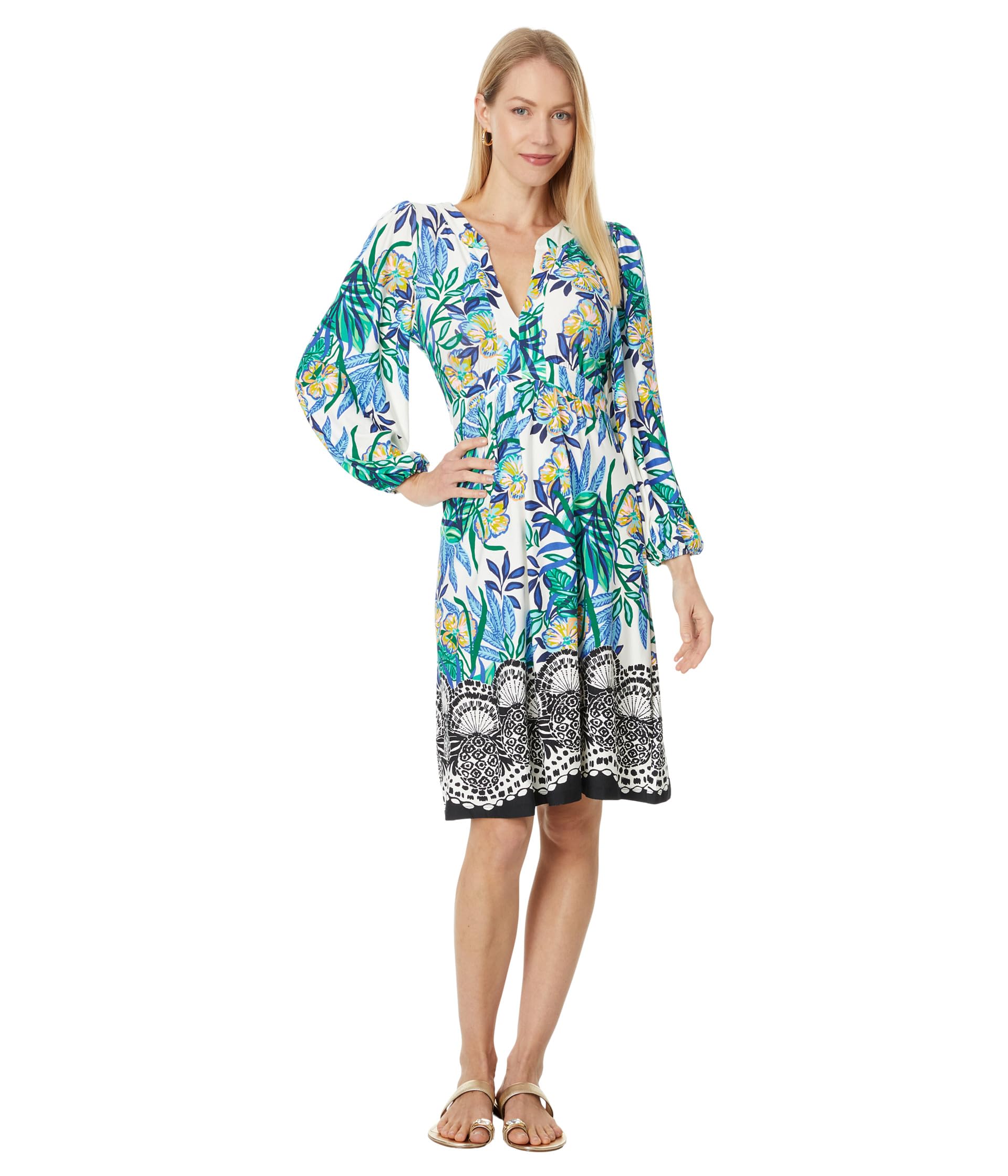 Lilly Pulitzer Wexlee платье с рукавом 3/4 Женский