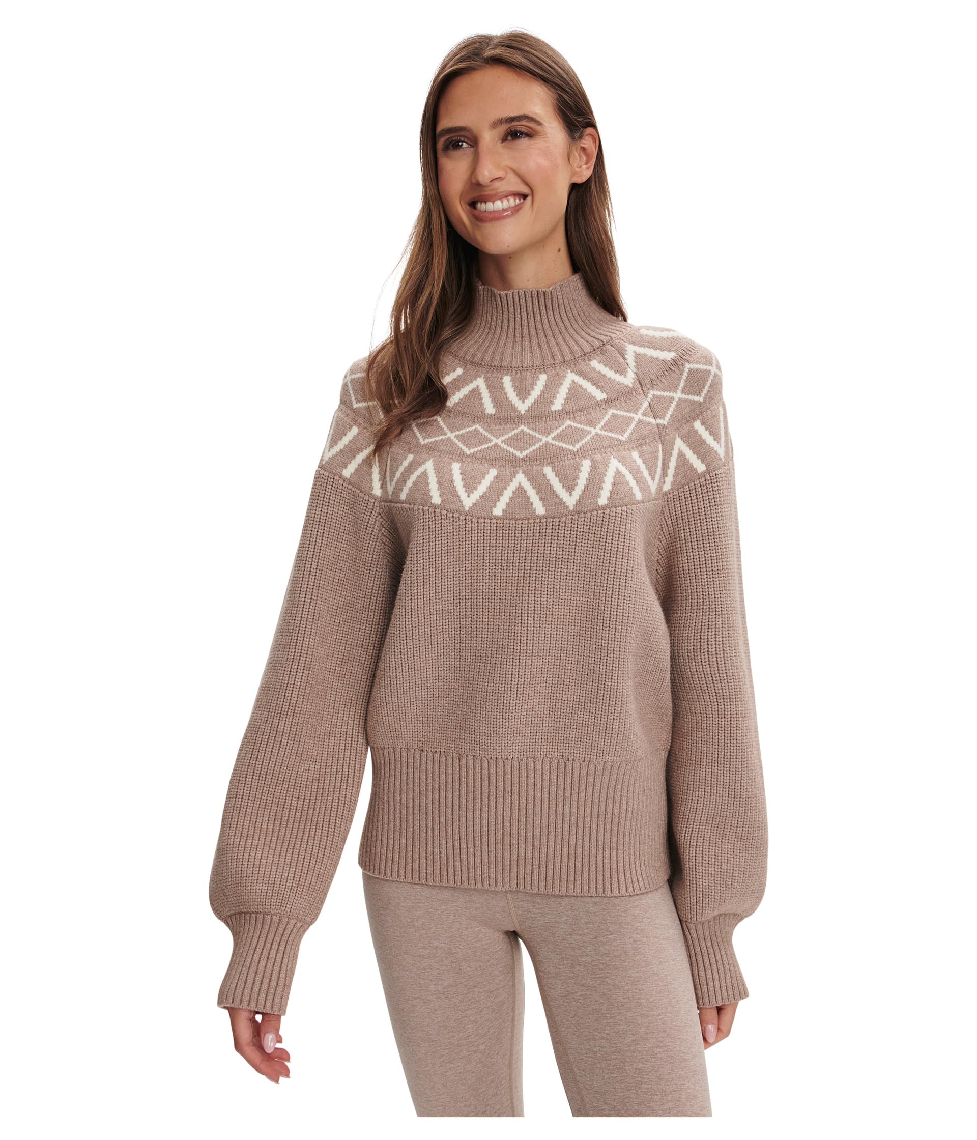 Marcie Fairisle Yoke Knit Женский свитер