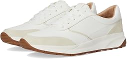 White/Beige Faux Leather