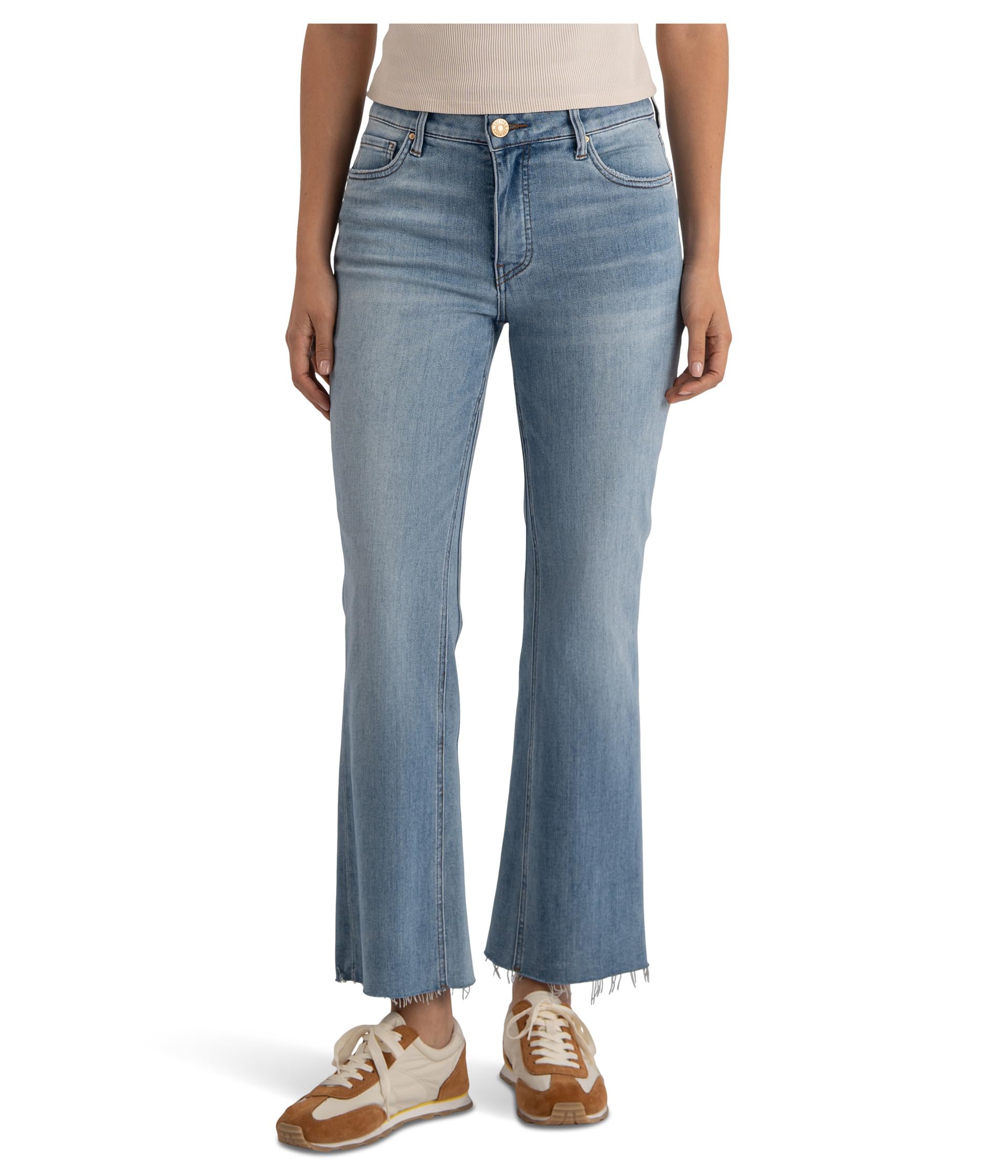 Kelsey High-Rise Fab AB Ankle Flare-Nset Leg