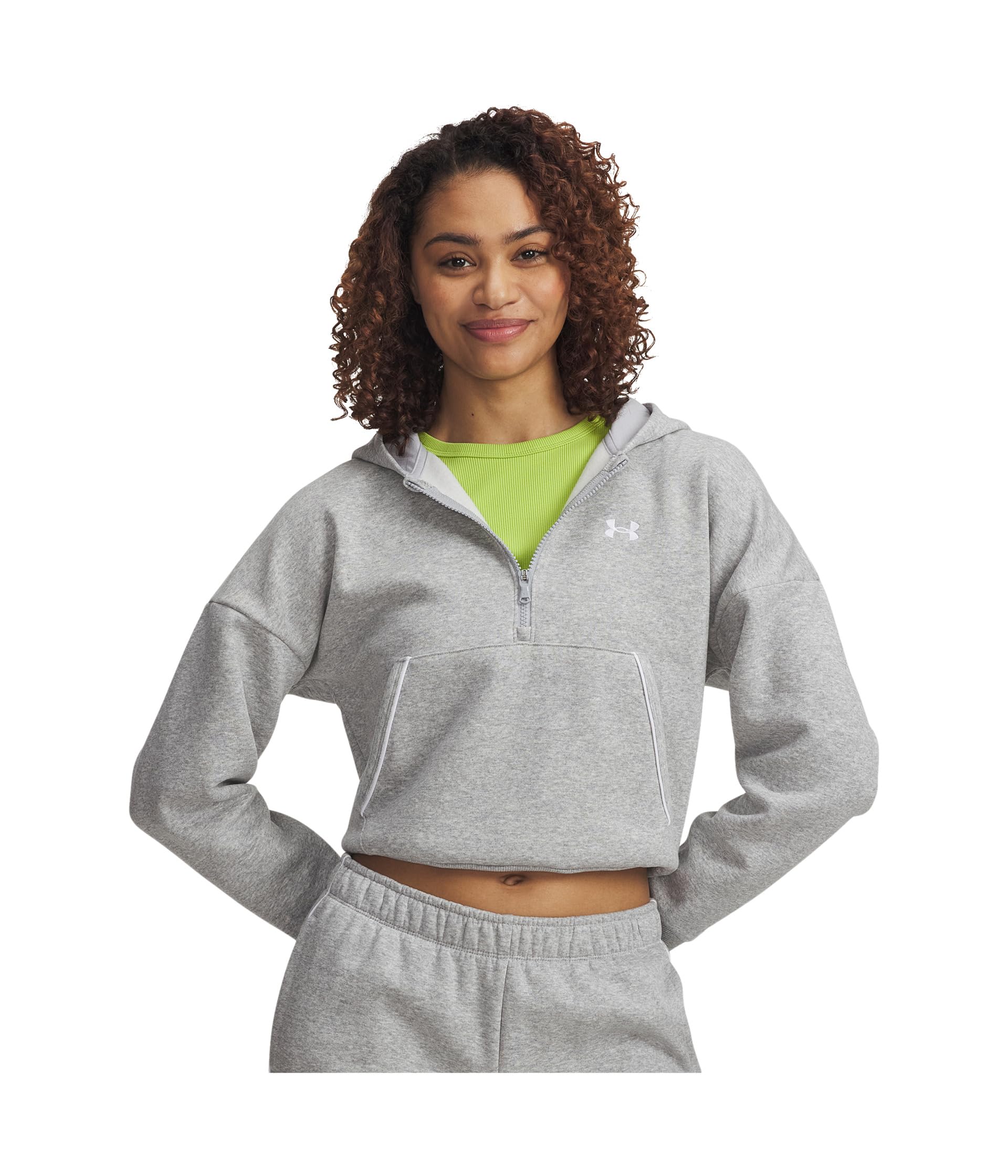 Rival Fleece Piped 1/2 Zip Hoodie