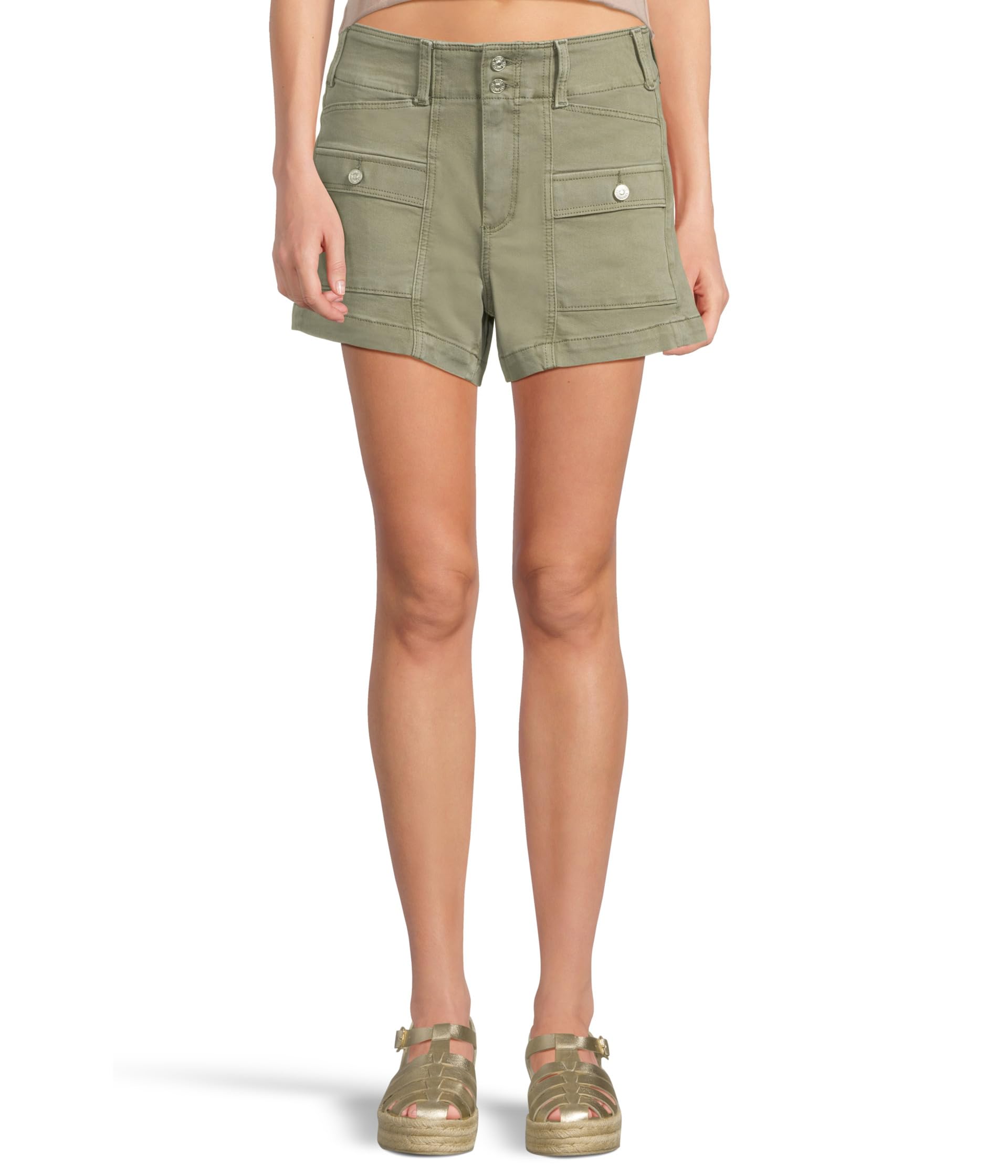 Olivia Cargo Shorts in Vintage Sweet Succulent