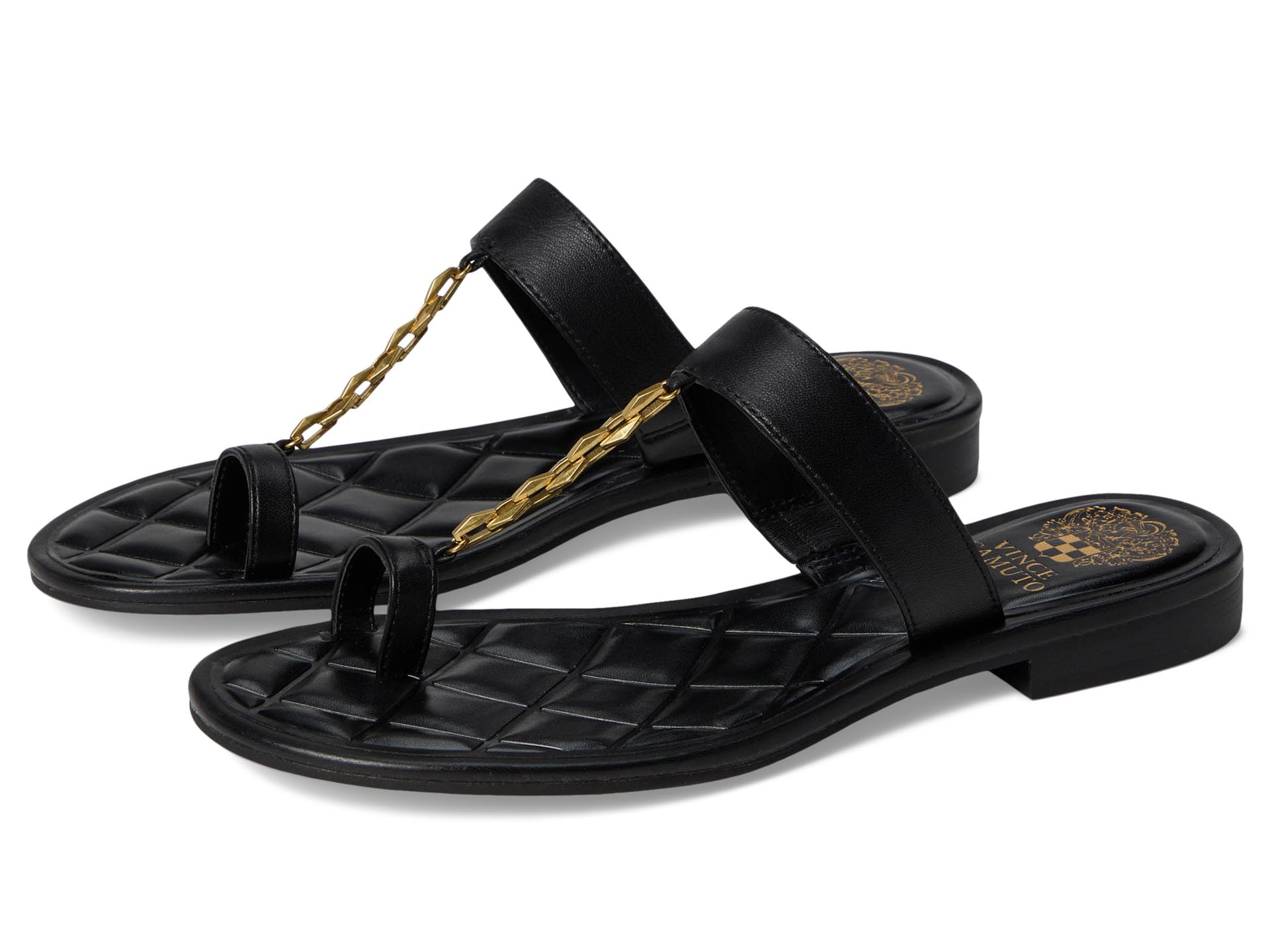 Lexie Chain-Link Flat Sandal