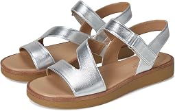 Silver Faux Leather