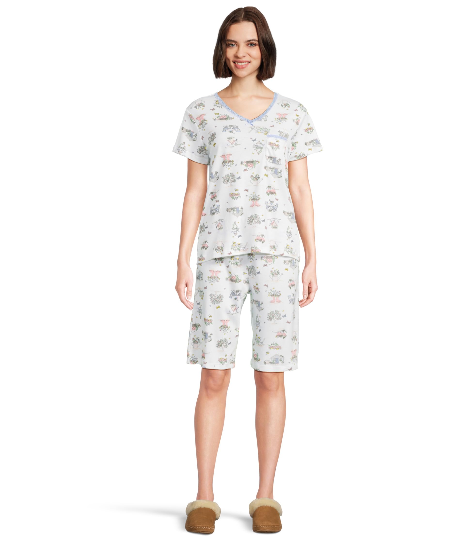 Novelty Short Sleeve Tee and Bermuda Short Set