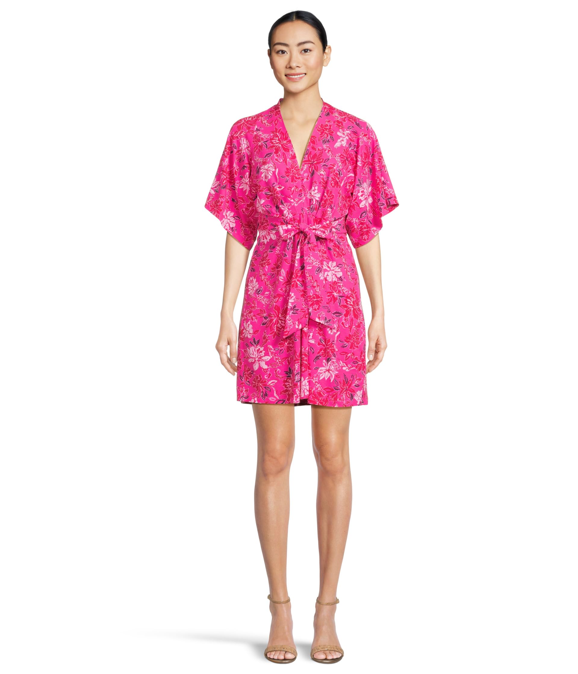 Wisteria Elbow Sleeve V-Neck