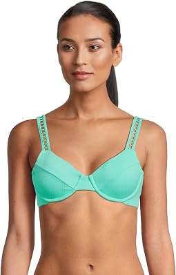 Modern Edge Rib Sandy Underwire Bra Top