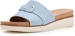 Blue Faux Leather