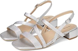 Silver Faux Leather