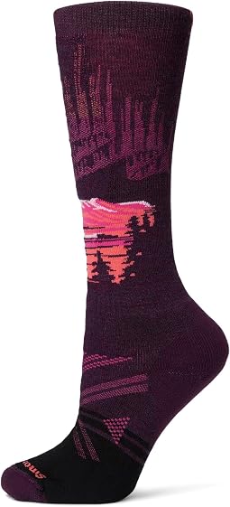 Smartwool женские носки Ski Full Cushion Alpine Auroras до колена