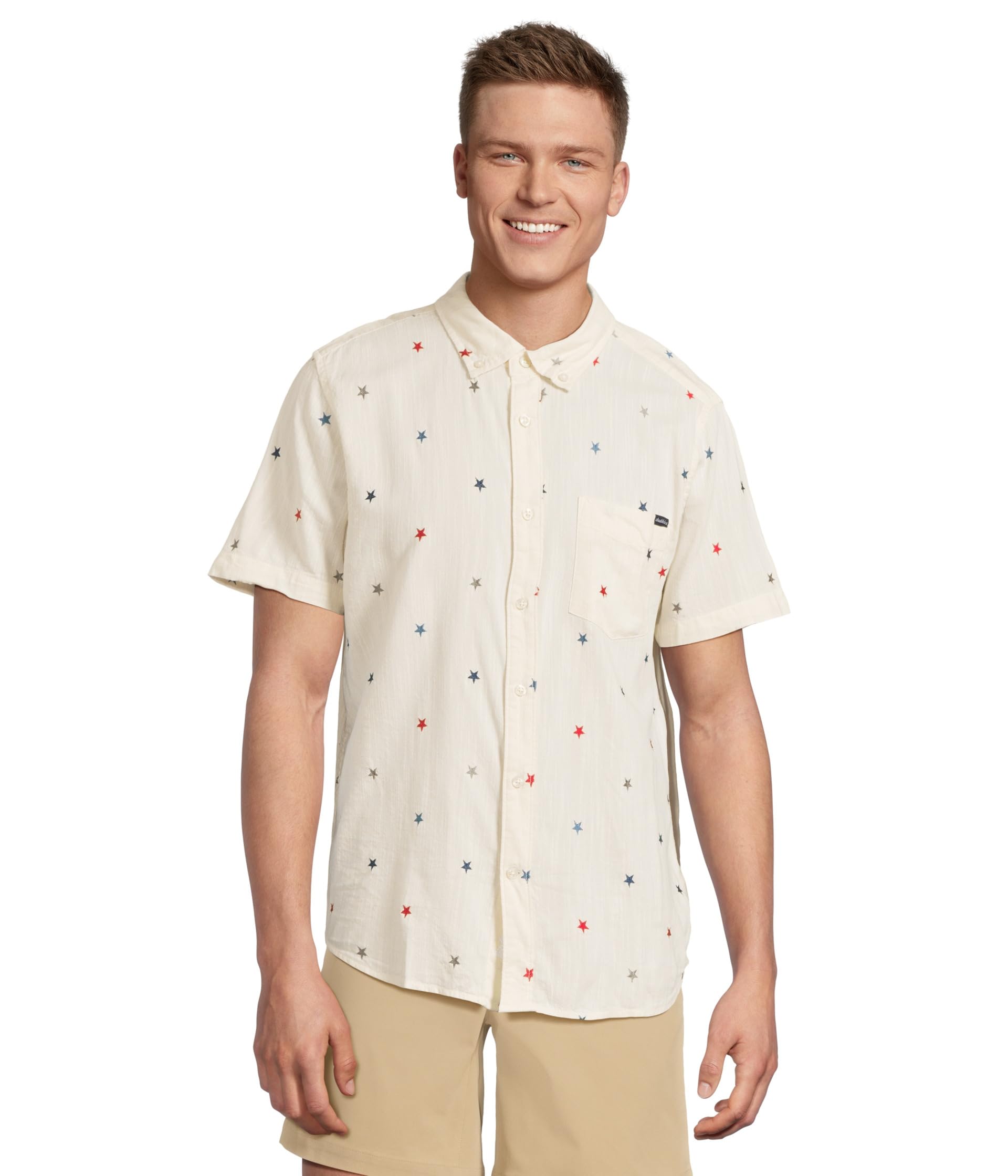 Рубашка Chubbies The All Stars No Stripes (Resort Weave Friday Shirt) мужская