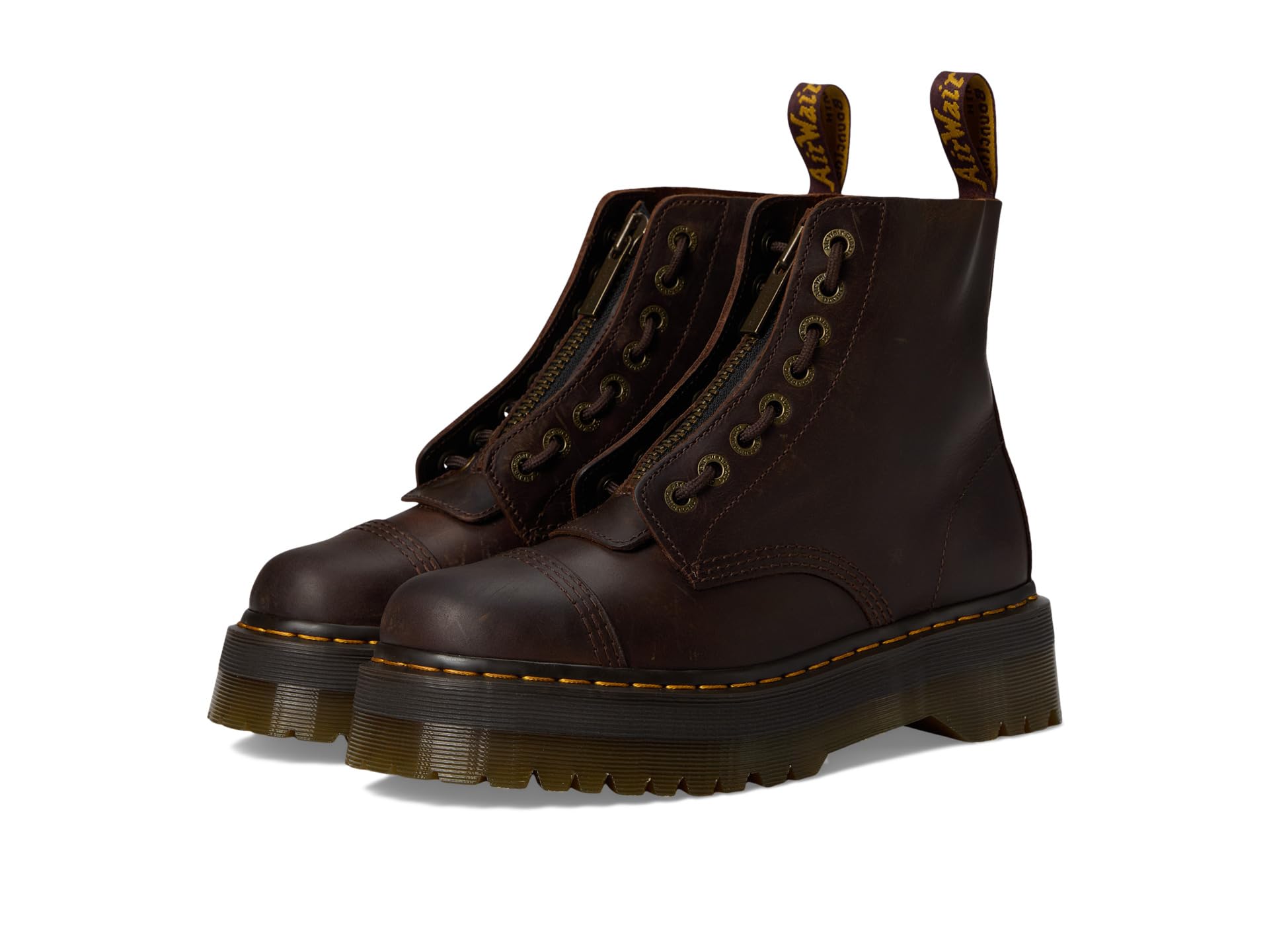 Sinclair Leather Platform Boots