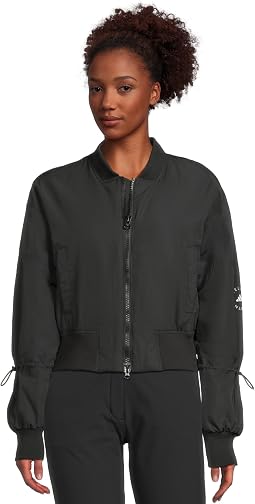 By Stella Mccartney Truenature Woven Bomber Cropped Jacket
