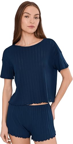 Pointelle Short Sleeve Tee