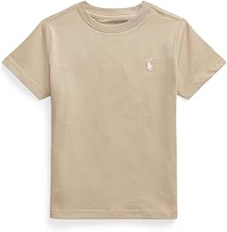 Cotton Jersey Crew Neck Tee (Toddler/Little Kid)